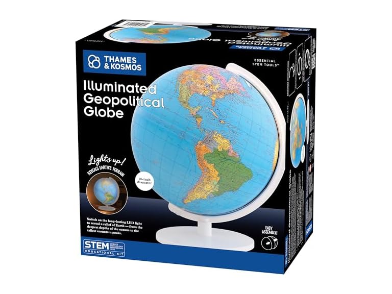 The Thames & Kosmos Illuminated Geopolitical Globe