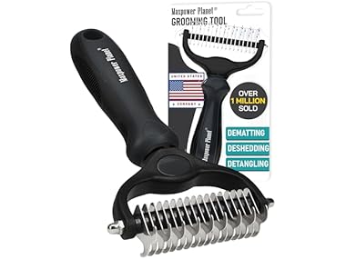 Double Sided Pet Grooming Brush 2-Pack