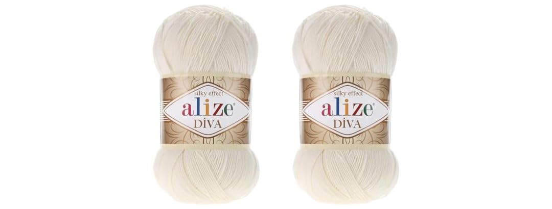Alize Diva Yarn 100% Microfiber 2-Skein