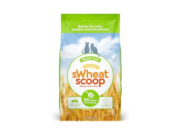 sWheat Scoop Natural Wheat Multi-Cat Litter