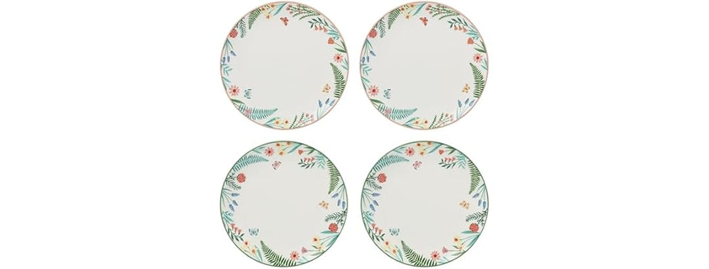 Oneida First Blooms 4-Piece Accent Plates