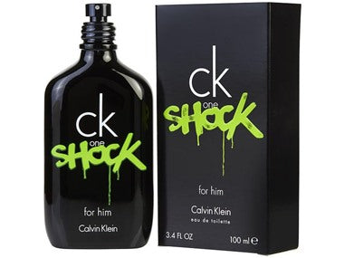 Ck One Shock Men Calvin Klein EDT Spray 3.4 oz.