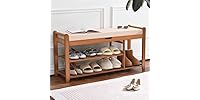 39.4In Shoe Rack Bench, Shoe Storage