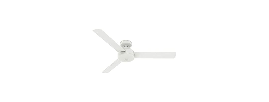 Hunter Fan 52" Matte White, 3 Blades