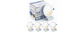 6" Recessed Lights 4 Pack 3000/4000/5000K