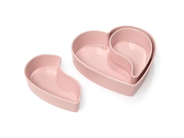 Paris Hilton Ceramic Heart Serving Dish Set