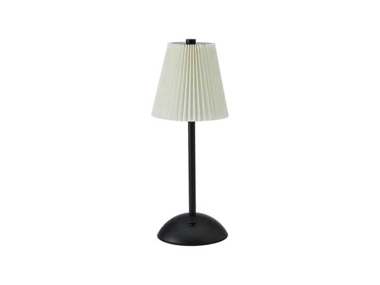 Elements 11.6-Inch Black Rechargeable LED Table Lamp