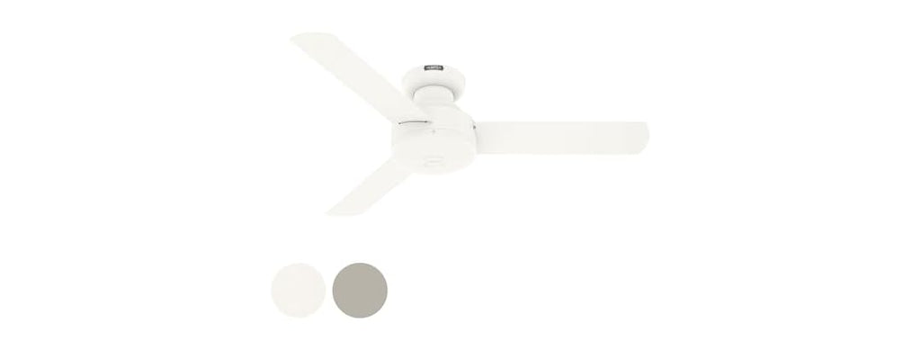 Hunter Fan 44" 3-Blade, Matte White