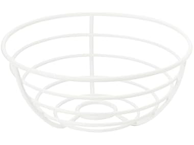 Spectrum Euro White Wire Fruit Basket