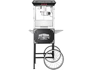 6035 Great Northern Black Antique Style 8oz Popcorn Popper Machine
