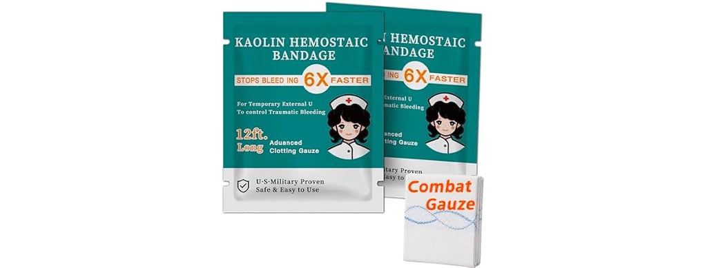 Quick Clot First Aid Gauze