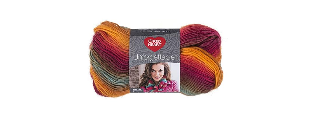RED HEART Unforgettable Yarn, Sunrise