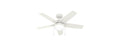 Hunter Fan 44" White Ceiling Fan
