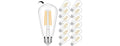 Vintage 12Pk LED Edison Bulbs 60 Watt Dimmable