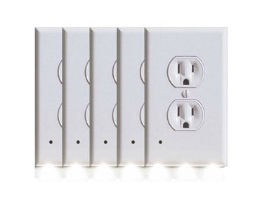 Outlet Covers with Night Lights (5-Pack)