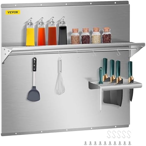 VEVOR Range Backsplash with Shelf 36 x