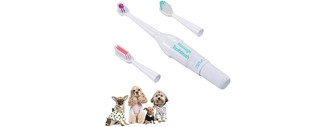 Mipcase Puppy Toothbrush 3pc Toothbrush Autom