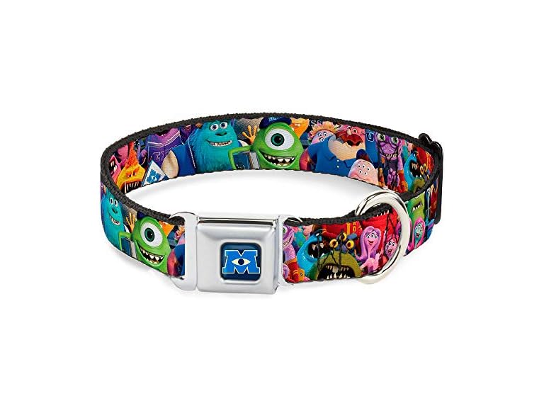 Buckle-Down Dog Collar Seatbelt Buckle Monsters Univerisity