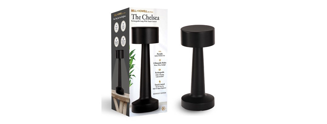 Bell+Howell Chelsea Cordless Table Lamp