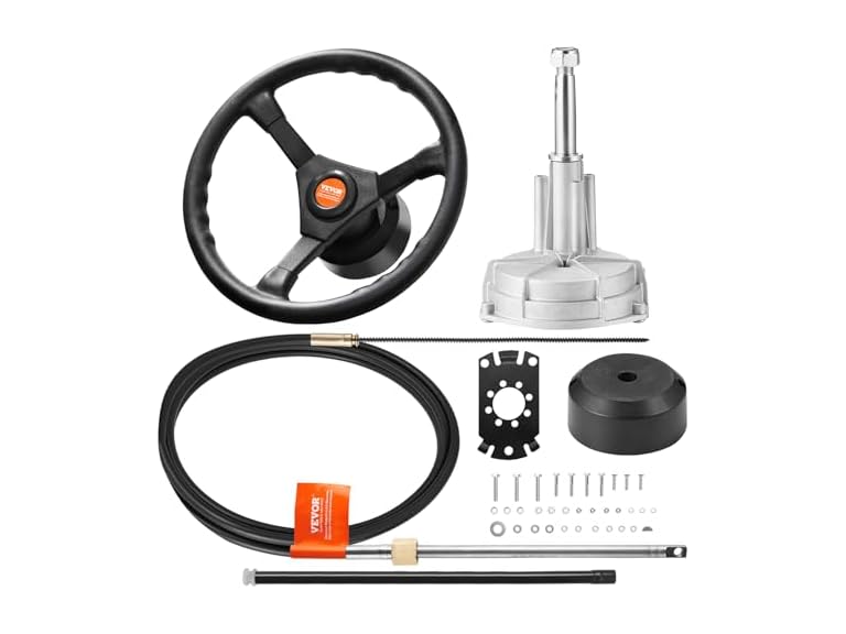 Outboard Steering System 10\' Boat Steering