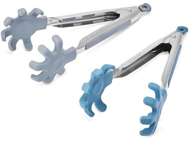 Farberware Silicone Tip Kitchen Tongs Set