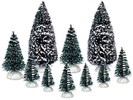 Top Treasures Set of 10 Christmas Trees