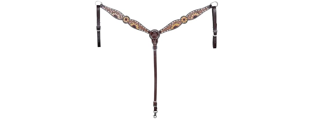 HILASON Western Horse Headstall Breast Collar