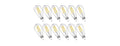 12PK Brightever ST58 LED Edison Light Bulbs 7W 3000K