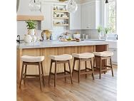 Cozyman Bar Stools Set of 4 Linen Color