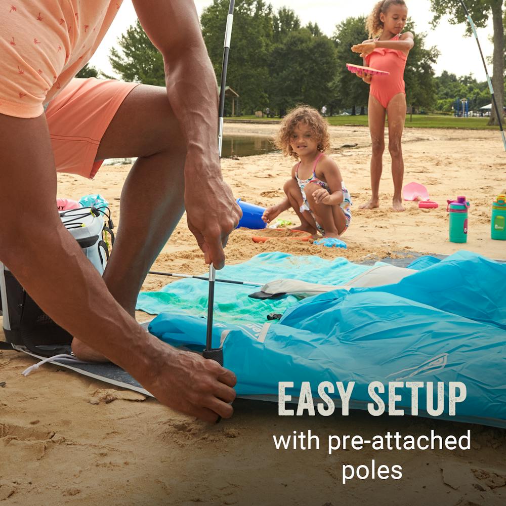 Skyshade™ Small Compact Beach Shade, Caribbean Sea