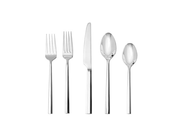 Fortessa Orson 18/10 Stainless Steel, 20 Piece Flatware Set