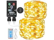 Lakumu 2-in-1 Rechargeable Fairy Lights Battery