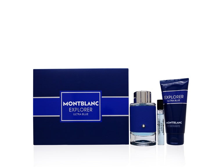 Mont Blanc Explorer Ultra Blue Set M w/ Shower Gel