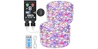 Lakumu 2-in-1 Rechargeable Fairy Lights Battery Operated