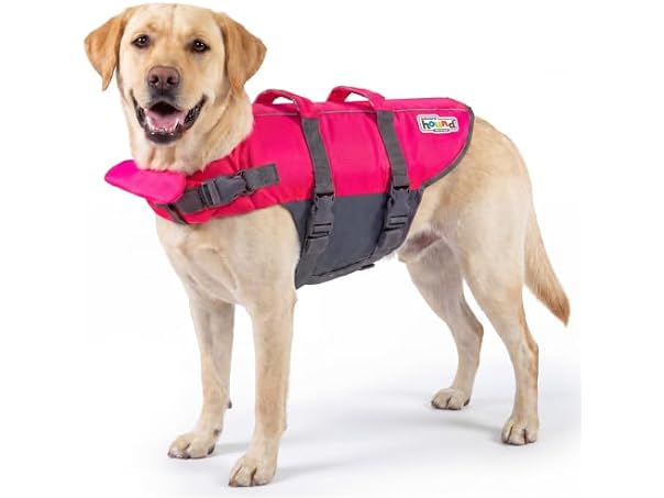Outward Hound Granby Splash Pink Dog Life Jacket