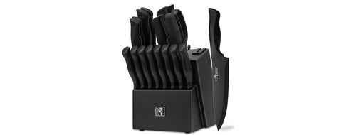 19-Piece Kitchen Knife Set w/ Block