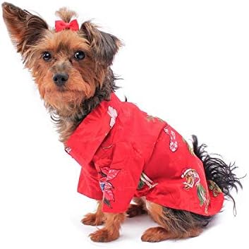 Hawaiian Matching Pattern Dog Aloha Shirt in 