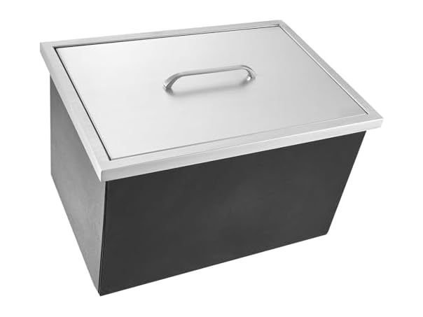 Drop in Ice Chest, 20"L x 14"W x 12"H Stainless