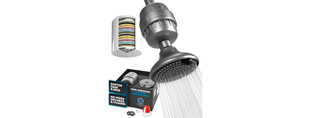 23-Stage Filtered Shower Head 3-Spray