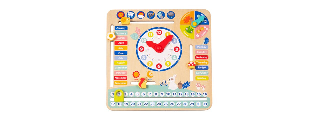 Zummy Wooden Calendar Learning Toy
