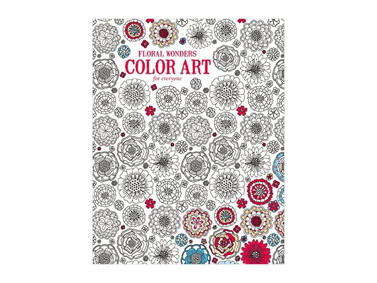 LolliZ Floral Wonders Coloring Book