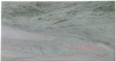 Bloomingville Rectangular Marble Cheese and Serving Board, Green Mélange