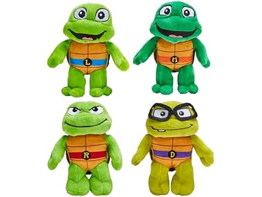 Teenage Mutant Ninja Turtles Tales of The TMNT Toddler Plush 4pk