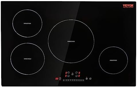 VEVOR Electric Cooktop, 4 Burners, 30''