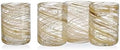  Set of 4 Double Old Fashion Drinking Glasses
