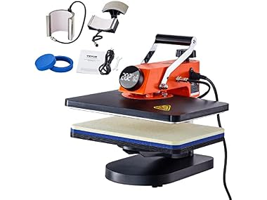 5-in-1 Heat Press Machine, 12" x 15" Fast