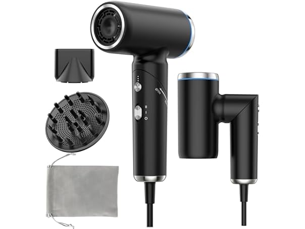 WEEYUM Folable hair dryer-Blcak