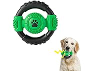 CSDKFCG Squeaky Dog Toys,Steering Wheel Shape