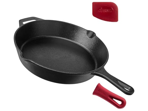 Cuisinel 12-Inch Cast Iron Skillet