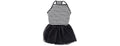 Midlee Elegant Black & White Stripe Tutu